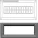 EA 017-9UKE Модули символьного ЖК-дисплея и аксессуары Рамка серии 017-xx 75,0x24,2/ 91,0x36,4