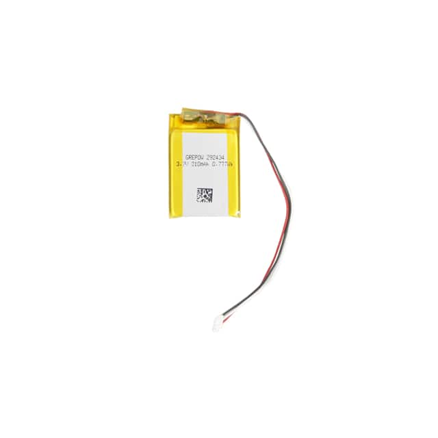 GRP292434-1C-3.7V-210MAH WITH PCM