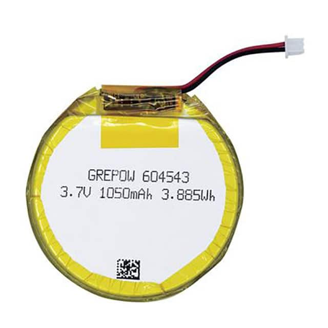 GRP604543-1C-3.7V-1050MAH WITH PCM