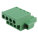 1779660 4 Position Terminal Block Plug, Female Sockets 0.197" (5.00mm) 180° Free Hanging (In-Line)