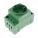 0804027 Power Connector Receptacle, Female Sockets CEE 7/4 (Schuko) DIN Rail