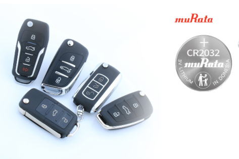 What are the commonly used coin cell batteries for car remote controls and are they interchangeable?