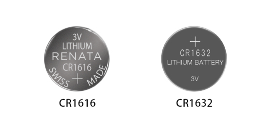 Battery cr1616 vs cr1632