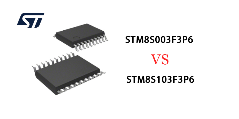 STM8S003F3P6 vs STM8S103F3P6