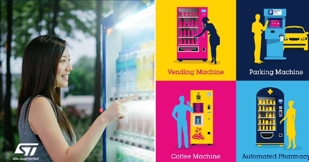 Vending machine solution based on STMicroelectronics L99UDL01 multi-motor controller