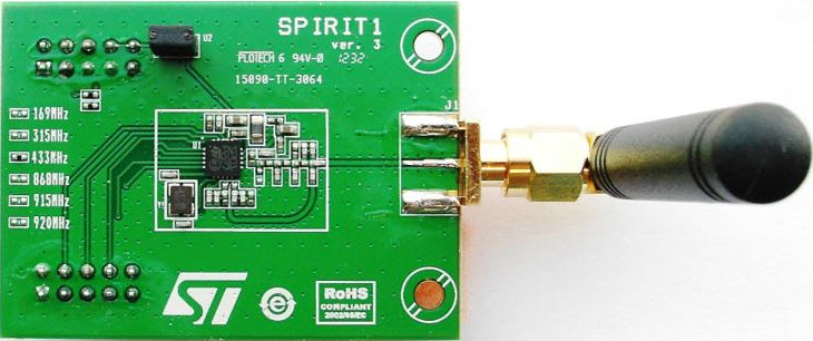 Development Board Based on ST's LoRa Technology: STEVAL-IKR002V3D