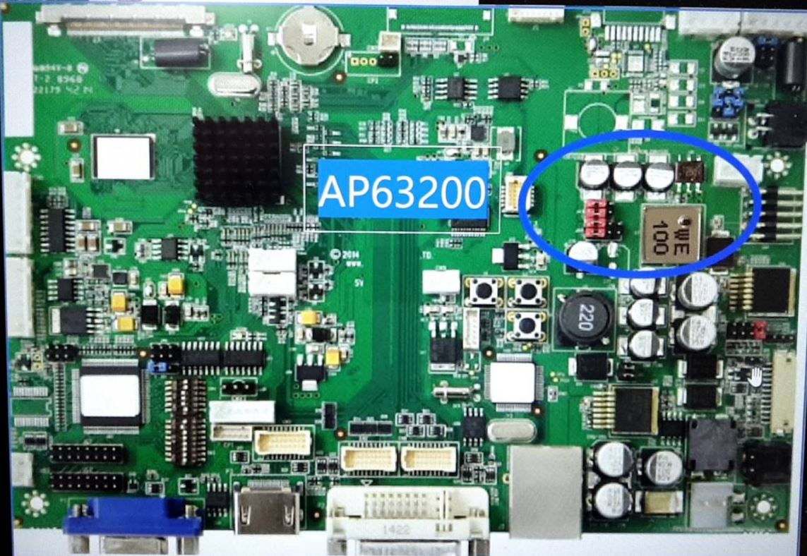 Based on DIODES AP63200 low EMI medical display power supply solution