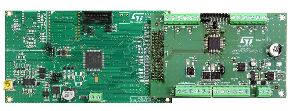 Vending machine solution based on STMicroelectronics L99UDL01 multi-motor controller