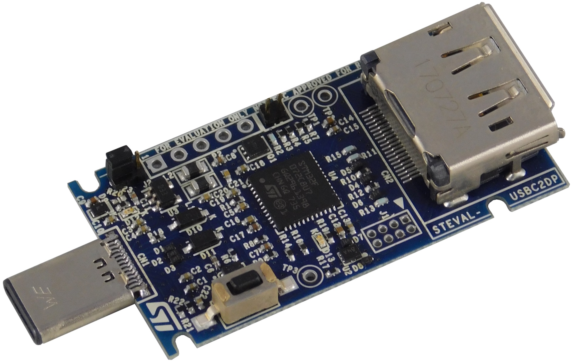 USB Type-C to DisplayPort adapter solution based on ST STM32F072C8U6