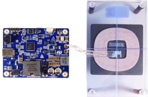 Qi compatible 50w wireless charging solution based on ST STWBC2-HP