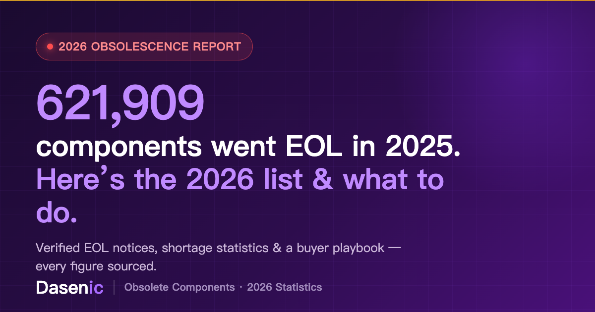 Obsolete Components in 2026: EOL List, Shortage Statistics & What to Do About It
